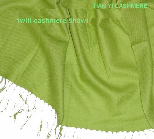  Twill Cashmere Pashmina Shawl (Sergé Cashmere Pashmina Châle)