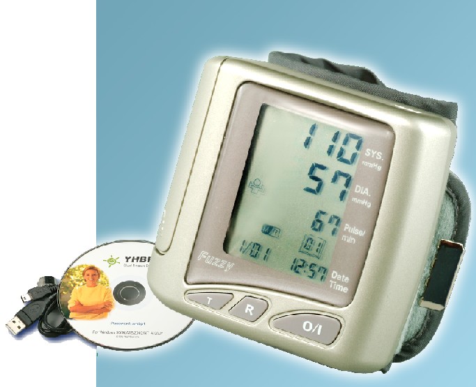  Wrist Blood Pressure Monitor With PC Compatibility (Наручные монитора артериального давления с PC Совместимость)