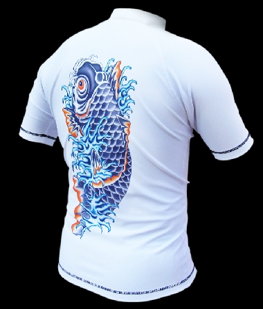  Japanese Swimming Carp Rash Guard Vest (Japonais Natation Carp Rash Guard Vest)