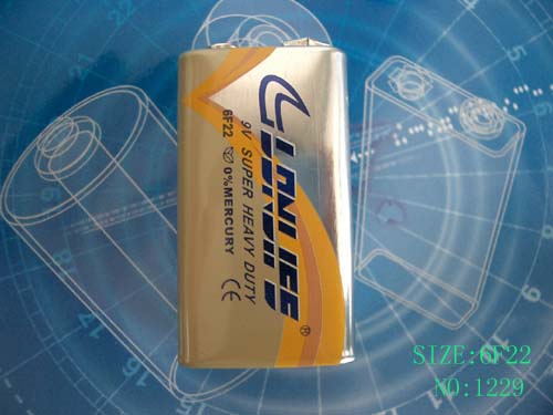  Super Heavy Duty 9v Battery (Metal) (Super Heavy Duty pile 9V (Metal))