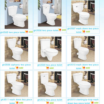  Wash-Down Close-Coupled Toilet (Wash-Down Close-Coupled Toilet)