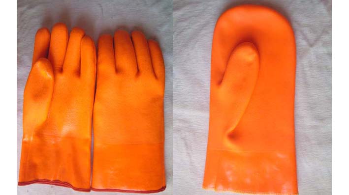  PVC Double Dipped Gloves (ПВХ с двойным Фары Перчатки)