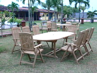  Teak Outdoor Furniture Stacking Chair (Mobilier d`extérieur en teck Chaise empilable)