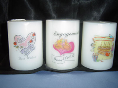  Customised Candles (Bougies personnalisées)