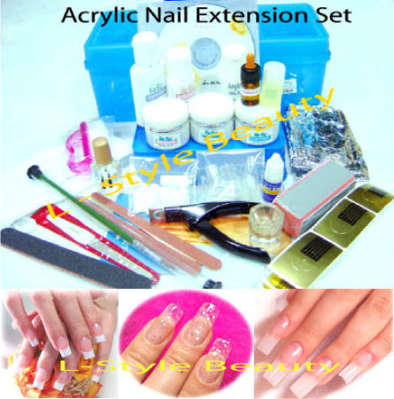  Acrylic Nail Extension Set (Акриловые ногти Установить)