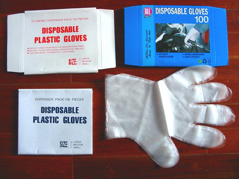  Disposable PE Glove (PE Gants jetables)