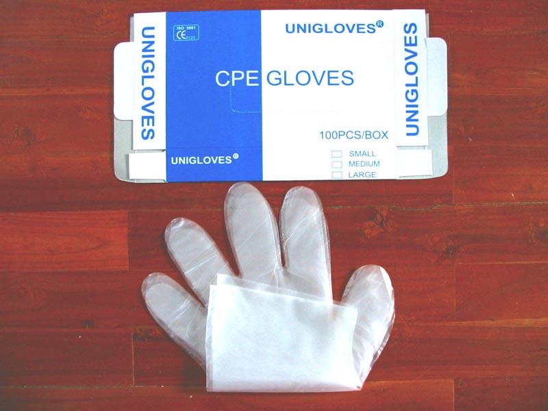  Disposable CPE Glove PE Glove PE Apron ( Disposable CPE Glove PE Glove PE Apron)