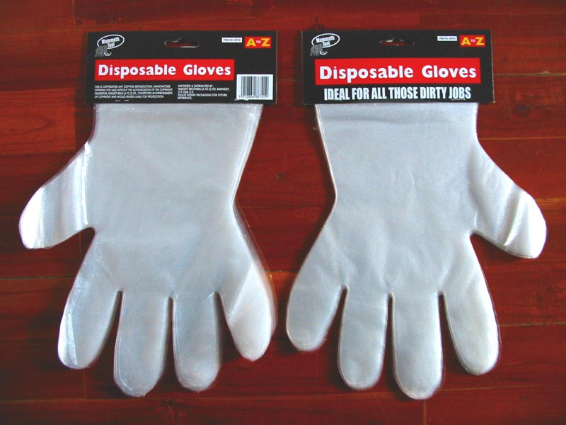  Disposable PE Gloves PE Apron Cpe Gloves (Gants jetables PE PE Tablier Cpe Gants)