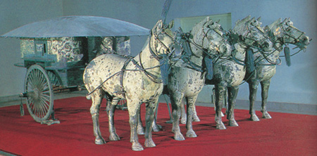  Reproduction Of Antique Bronze Chariot (Die Vervielfältigung von Antik Bronze Chariot)