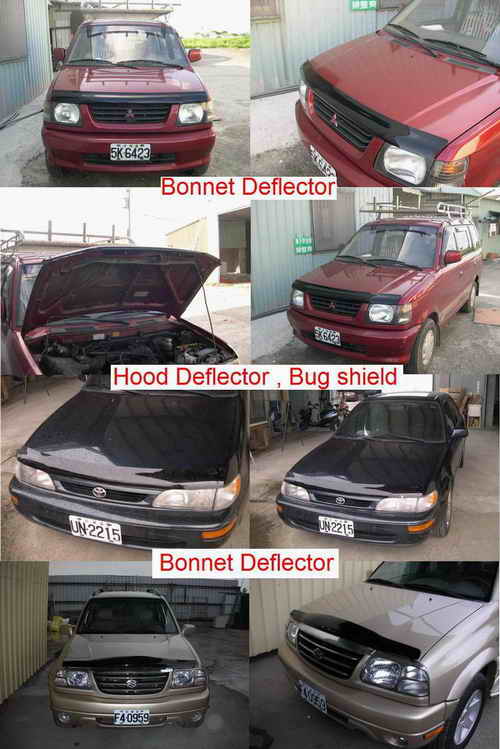  Stone Guards, Front Hood Shield, Bug Deflectors, Bonnet Deflectors