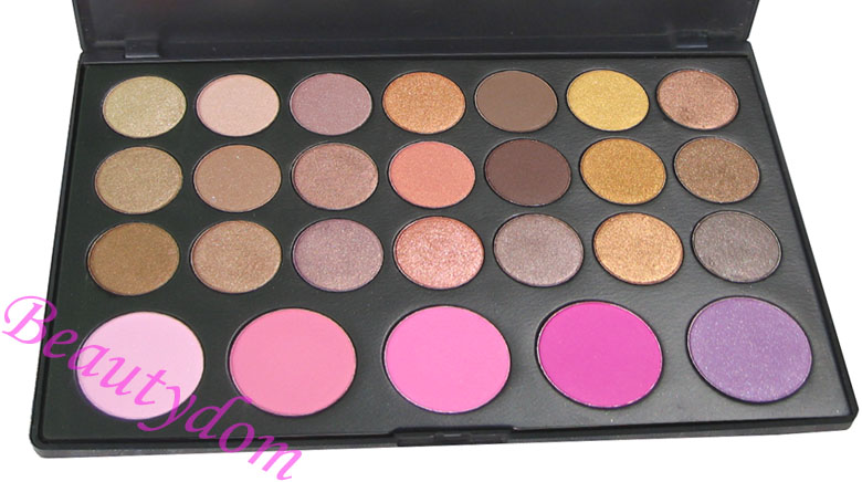  Eye Shadows, Lip Gloss, Blush, Eyeliner (26colors Palette)