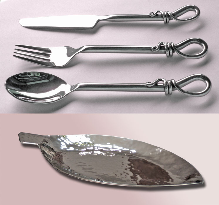  Handmade Stainless Steel Cutlery And Tablewares (Fait main en acier inoxydable de coutellerie et Tablewares)