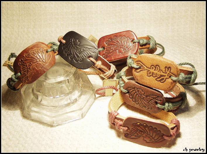 China Handgemacht aus echtem Leder Armband (China Handgemacht aus echtem Leder Armband)