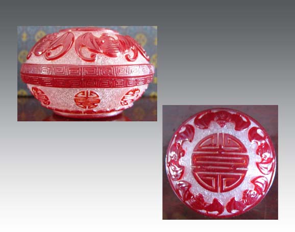  Peking Glass Ink Box