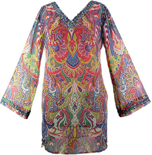  Printed Chiffon Tunic (Gedruckte Chiffon Tunika)