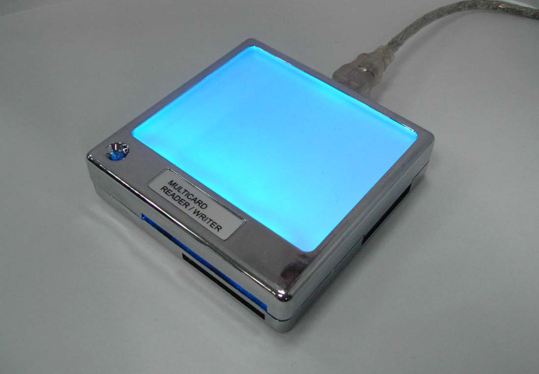  EL Backlight Multi In 1 Card Reader / Hub (EL-Hintergrundbeleuchtung Multi in 1 Card Reader / Hub)