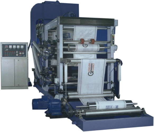  4 Color Felexo Printing Machine For PP Woven Fabric On Roll