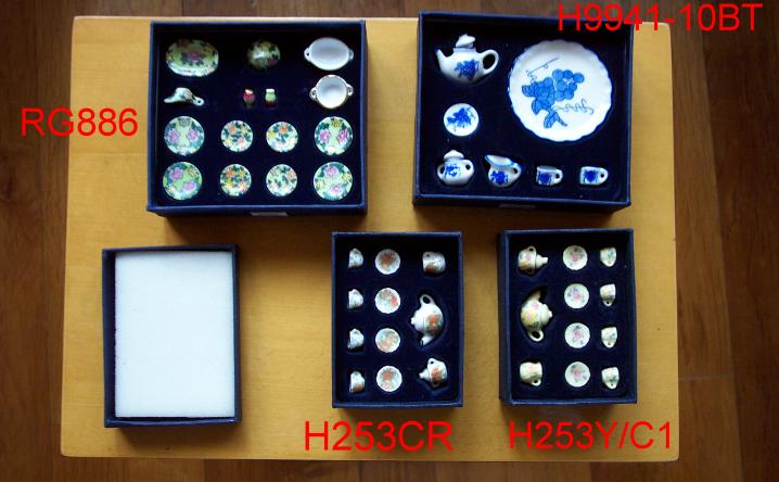  Miniature Porcelain Tea Sets And Dinner Sets ( Miniature Porcelain Tea Sets And Dinner Sets)