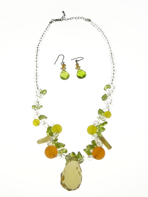  Necklace And Earring Set ( Necklace And Earring Set)
