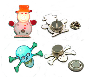  Flashing Badge, Blinking Pin, Blinking Printed Pins