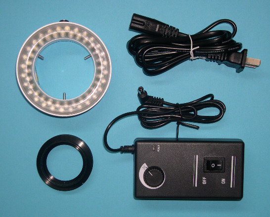  56 LED Ring Light For Microscope Use (56 светодиодное кольцо Света для использования микроскопов)