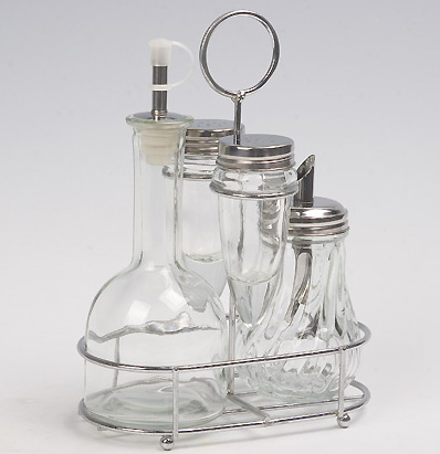 Glass Condiment Holders (Ka17-4ms) (Supports de verre à condiments (Ka17-4ms))