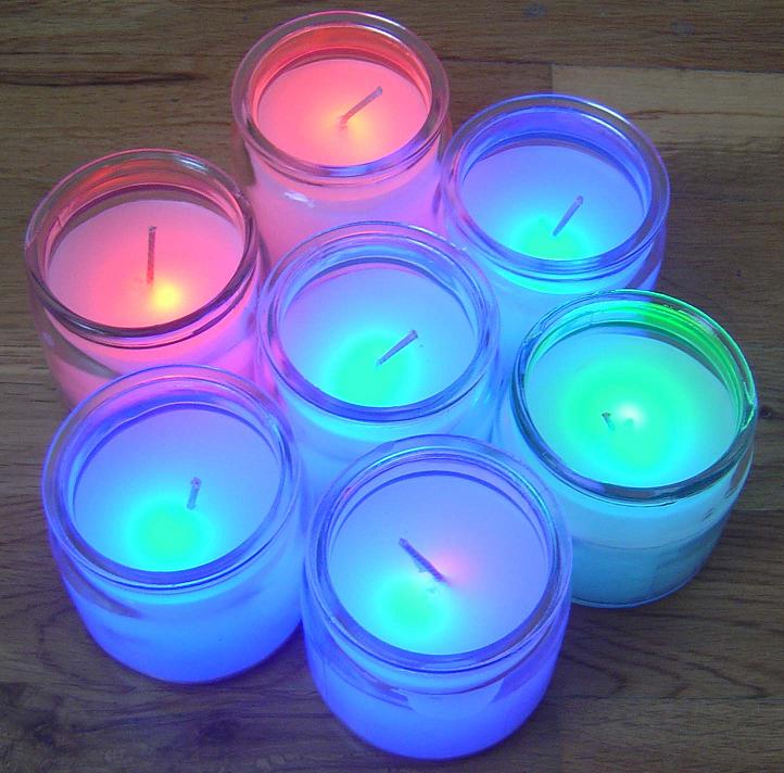  Glass LED Candle (Стекло светодиодные свечи)