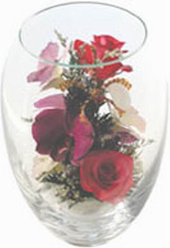  Flower In Glassware As Rose Orchid (Flower In Glaswaren Als Rose Orchid)