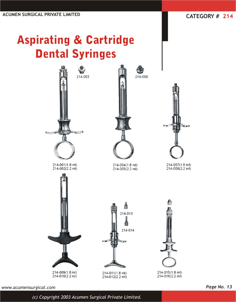  Dental Syringe