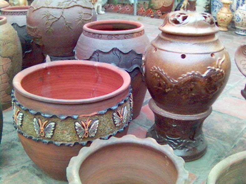  Ceramic Terracotta Jar Vase Planter (Pot en céramique cuite Vase à fleurs)