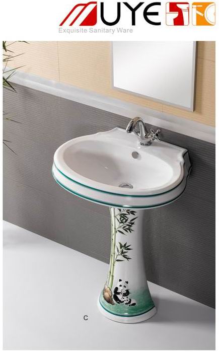  Sanitaryware-Colored Sink( Canton Fair Booth:21.1D06) (Цветная сантехника-Раковина (Гуанчжоу выставочного стенда: 21.1D06))