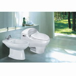 Badezimmer Suites One Piece von Toiletten und Waschbecken und Bidet Pedestal (Badezimmer Suites One Piece von Toiletten und Waschbecken und Bidet Pedestal)