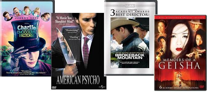  DVD Movies-Blockbuster Titles (Films et DVD-Blockbuster Titres)