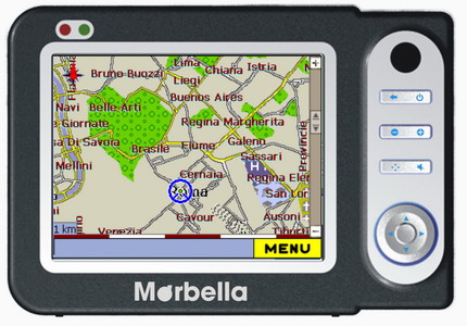  Marbella GPS Navigator, MP3, MP4 All In One Player (Brazil, Mexico) (Marbella GPS, MP3, MP4 All In One Player (Brasilien, Mexiko))