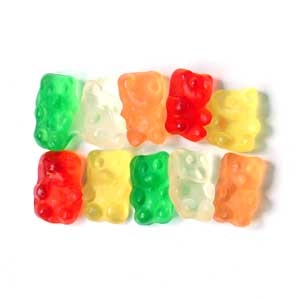  Mint-Tasted Gummi Bears, 60g Bottle (Mint-Tasted Gummi Bears, 60g Bottle)