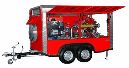  Bavaria Water / Foam Fire Fighting Trailer