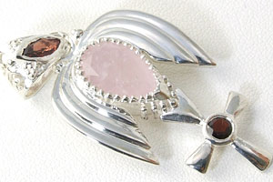  Sterling Silver Casted Gemstone Jewelry (Sterling Silver Jewelry Coulée Gemme)