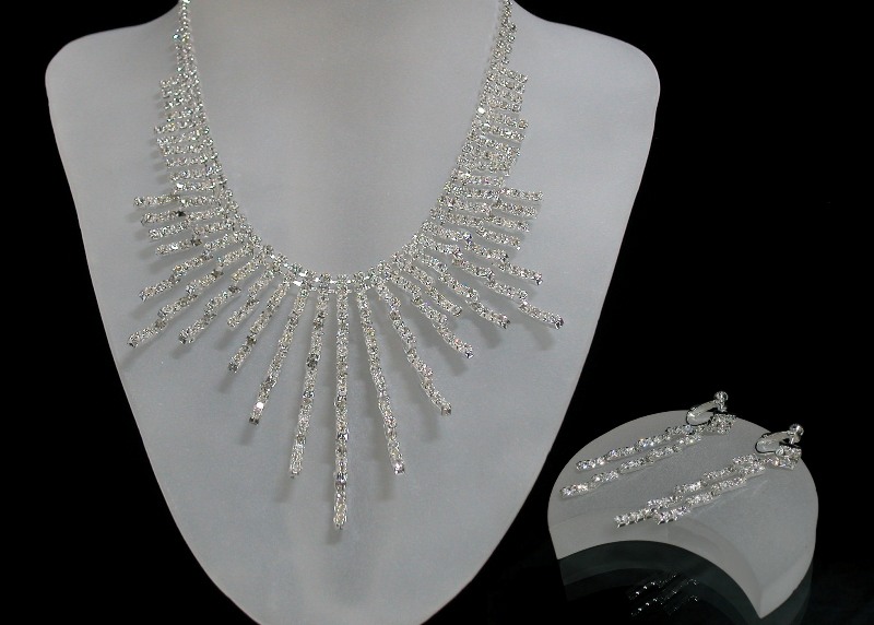  Bridal Wedding Crystals Necklace Sets (Ns1194) (Люкс Свадебный Кристаллы колье комплекты (Ns1194))