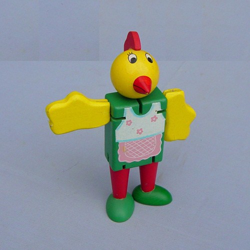 Easter Toy Wood Toy - Chicken Puppet ( Easter Toy Wood Toy - Chicken Puppet)