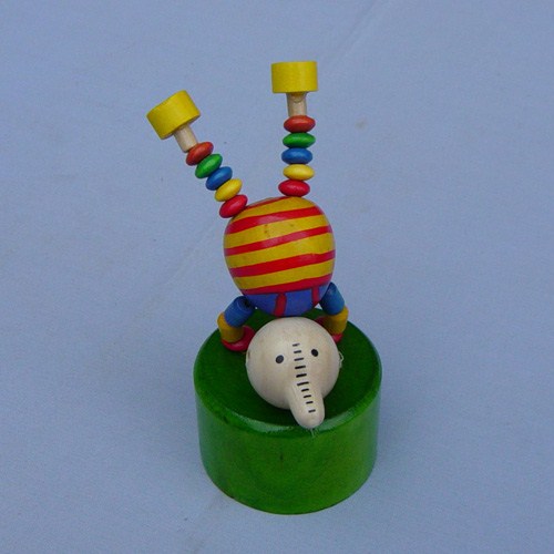  Wood Toy Animal Doll - Push Pig ( Wood Toy Animal Doll - Push Pig)