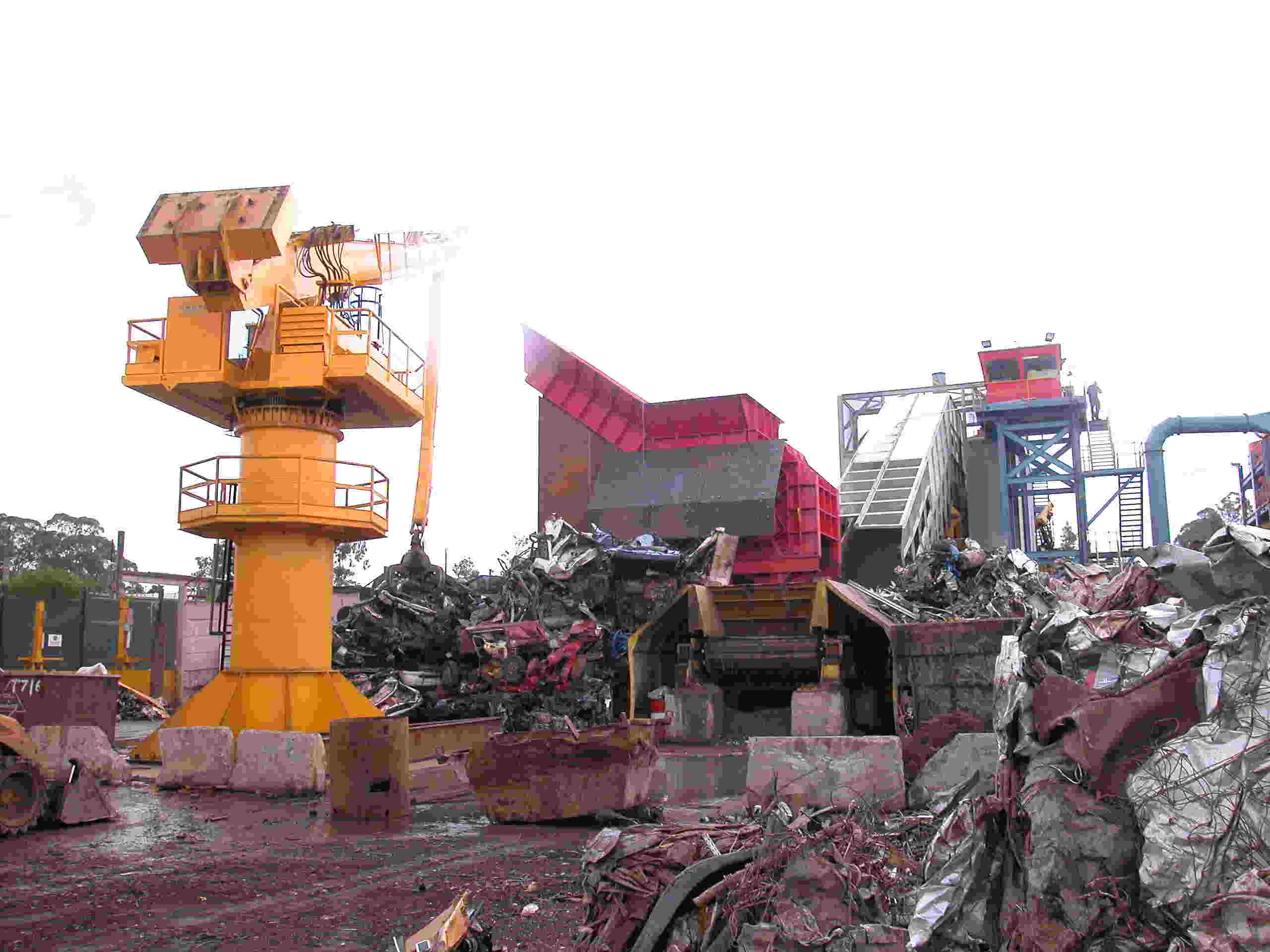  Scrap Shredder Plant 1000hp ~ 6000hp (Schrott-Schredderanlage 1000hp ~ 6000hp)