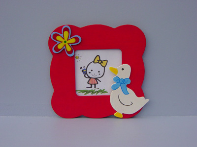  Kids Photo Frame Premium - Flower And Duck ( Kids Photo Frame Premium - Flower And Duck)
