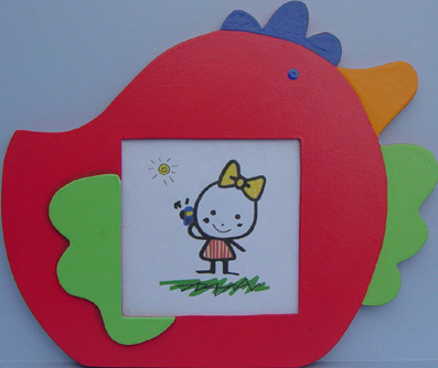  Kids Photo Frame Premium - Chicken Shape ( Kids Photo Frame Premium - Chicken Shape)