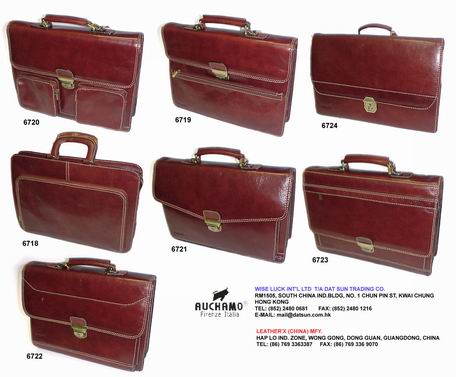  Italian Leather Briefcase (Porte-documents en cuir italien)