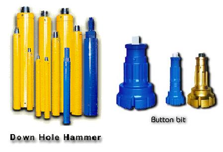  DTH ( Down-the-hole ) Hammer And Button Bit (SRD (Down-de-trou) Hammer et Button Bit)
