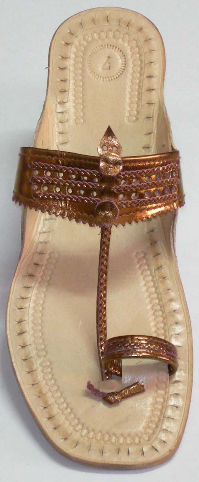  Leather Kolhapuri Slippers ()