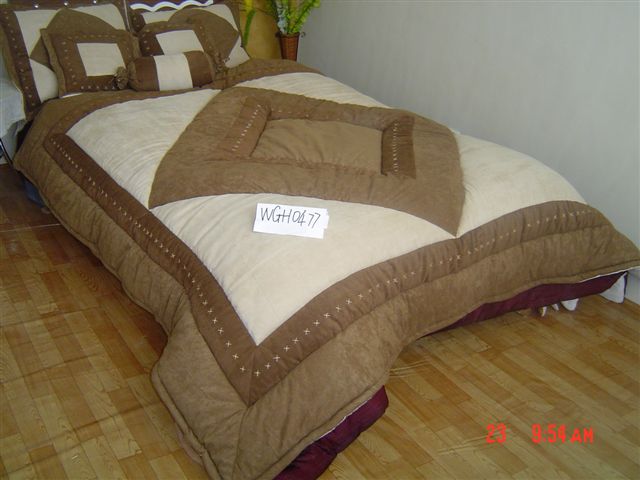  Faux Suede Bedding, Bedspread, Bedcover, Quilt (Faux suède literie, couvre-lit, couvre-lit, couette)
