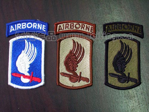  Embroidery Sleeve Badge For Army Uniform (Вышивка рукава пропуска для военной форме)