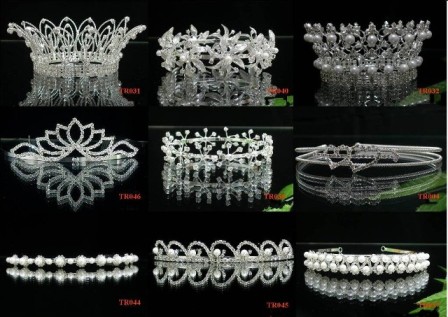  Wedding Tiaras & Crowns (TR017) From CIICO Bridal Jewelry (Tiares Mariage & Crowns (TR017) De CIICO bijoux pour la mariée)