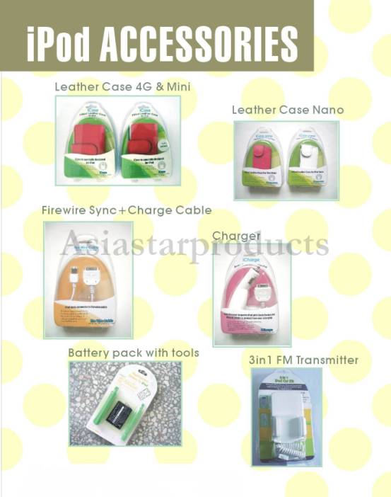  Accessories For IPod / Mini / Nano / Shuffle / Video (Accessoires pour iPod / Mini / Nano / Shuffle / Video)